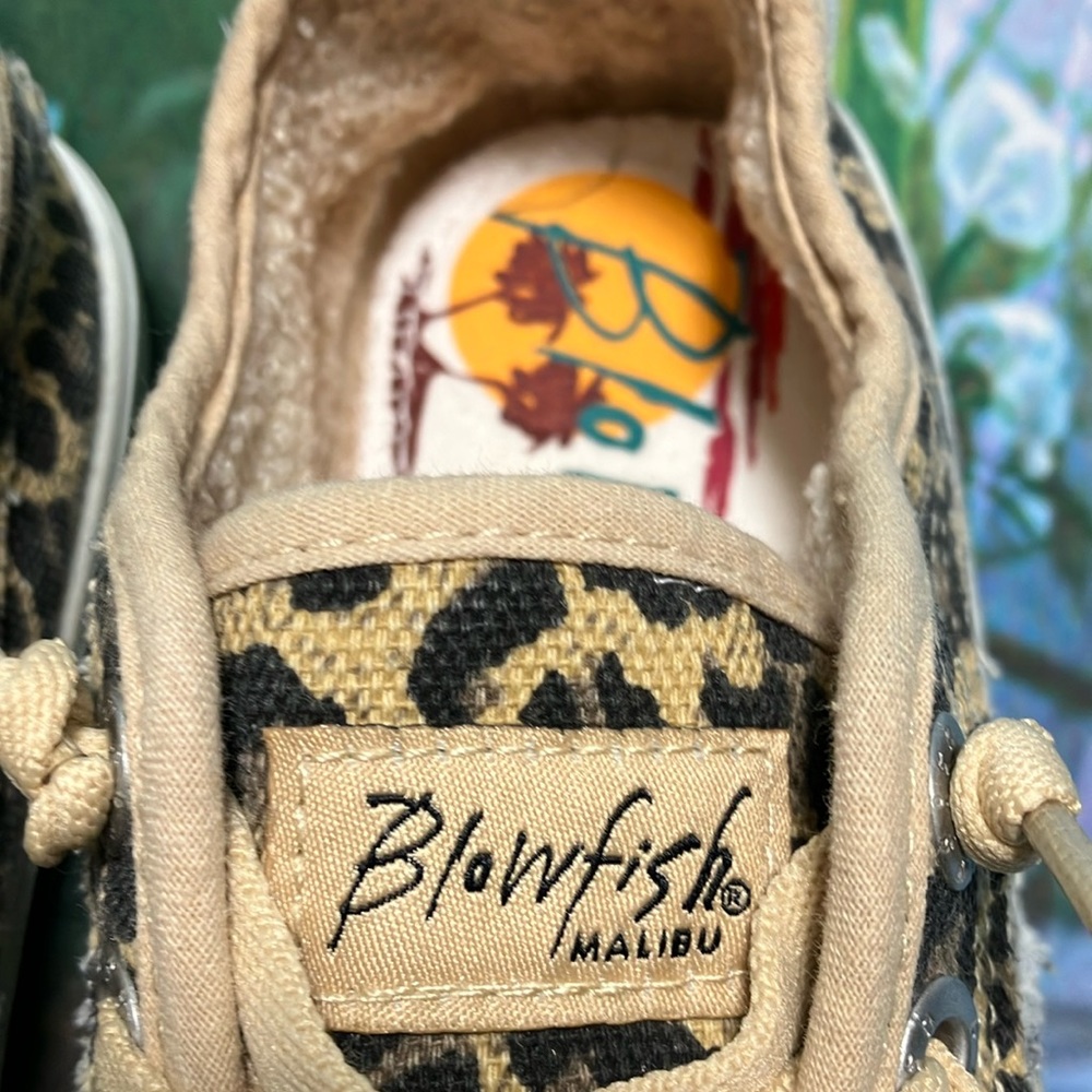 Blowfish Malibu. 7.5 Cheetah print.